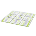 Miniatyrbilde 10 av 10: Akryl Quilters Lineal Dobbelt Fargede Rutenett Linjer Klar Merke Firkant Quilting Sy Lineal