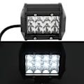 Miniatyrbillede 7 af 11: 2 stk. 4 tommer 12 LED 36W 3 Rækker Bil Arbejdslys Bar Tag Flood Beam Lampe til Off Road Trucks 10-48V