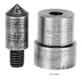 Miniatyrbillede 10 af 10: 2 stk. 1,5-16 mm 45# Stålstansningsform Hulhulstans Læderbæltestanseværktøj (5 mm)