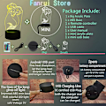 Miniatyrbild 8 av 8: Sagolik sjöjungfru Ariel Princess Lamp - Sjöjungfruleksaker för flickor