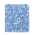 Miniatyrbild 1 av 10: Växtblomma Bomullsduk Blommig Patch Work DIY Handgjorda Material Sytillbehör400304- Flora-Blå