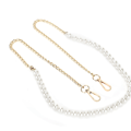 Miniatyrbild 6 av 10: Imitation Pearl Bead Handle Bag Chain Strap Replacement för Handbag Purse Wallet Crafts Making
