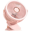 Miniatyrbillede 2 af 3: Teleskopisk Foldbar Ventilator, Bærbar USB Genopladelig Sammenklappelig Bordventilator til Rejser, Foldbar Ventilator 3 Hastigheder Justerbar Højde Bordventilator m