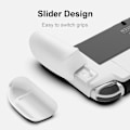 Miniatyrbild 3 av 4: NeoGrip Bundle: Ett ergonomiskt grepp med hårt skal och utbytbara grepp [för att passa alla handstorlekar] för Nintendo Switch OLED och vanliga modeller