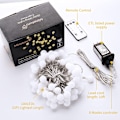 Miniatyrbild 5 av 5: Globlampor, 33 fot 100 LED-lampor ljusslinga, 8 Warm White