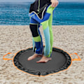 Miniatyrbillede 5 af 7: Våddragt Omskifter Underlag Vandtæt Foldbar Bærbar Surf Omskifter Underlag Opbevaringspose til Svømning Orange Side