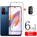 Miniatyrbild 1 av 5: 6-i-1 För Redmi 12C Glas För Xiaomi Redmi 12C Härdat Glas Full Cover 9H HD Skärmskydd För Redmi 12 C 12C Lins Glas