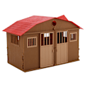 Miniatyrbild 3 av 10: Barnleksak Tillbehör Set Simulering Mini Bondgård Scen Modell