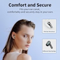 Pikkukuva 7 / 7: Bluetooth-kuulokkeet True Wireless -nappikuulokkeet 60 tunnin toistoaika LED-virranäyttö Kuulokkeet langattomalla latauskotelolla IPX5 vedenpitävät korvanappikuulokkeet M Black