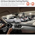 Pikkukuva 5 / 7: Auton kojelautakamera, Dashcam 1080P FHD Dash Cam Etu 3 tuuman näytöllä Kojelautakamera 120° laajakulmalla, Super Night Vision, Loop-tallennus, Motio