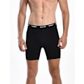 Miniatyrbild 2 av 7: Mjukt andningsbart underkläder för män, 6-pack boxershorts, S-XXL, öppen gylf Black Grey XXL