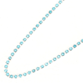 Miniatyrbillede 9 af 10: 2,8 mm DIY Diamant Mesh Wrap Rulle Blanke Krystal Rhinestones Bånd Dekoration (Sø Blå)