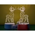Miniatyrbild 5 av 7: 3D Liten Nattlampa, Barn Sovrum Plug-in Led Ljus