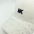 Miniatyrbild 5 av 5: Cap Dam MK Broderi Mjuk Topp Vår Och Sommar Red