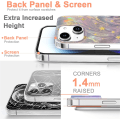 Miniatyrbilde 5 av 6: Telefon Hard Case Kompatibel med iPhone Case Slim Holografisk Fade Star Kvinner Jenter, Hard PC Støtsikker Beskyttende Design iPhone 15Plus