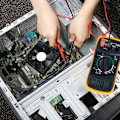 Miniatyrbild 6 av 10: 16-delad justerbar temperatur elektrisk lödning svets järn multimeter verktygssats