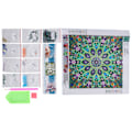 Miniatyrbillede 2 af 10: 5D Special Shaped Diamond Painting Mandala Flower DIY Dekorativ Stue Soveværelse Håndværk