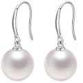 Miniatyrbillede 1 af 3: Perle Øreringe Dangle Stud Perle Øreringe
