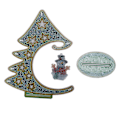 Miniatyrbild 8 av 10: Rhinestone-målning prydnad färg julgran form dekoration DIY-tillbehör konstset