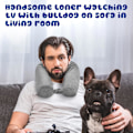 Miniatyrbild 6 av 7: 2-pack Resväska Nackkudde Twist Memory Foam Nackstöd Justerbar Nackkudde för Resor Flygplan för Nacke Böjbar Rullkudde för Haka, Axel Pa