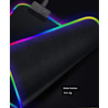 Miniatyrbillede 3 af 4: RGB Gaming Mouse Pad, 14 Lystilstande, LED-belyst skrivebordsunderlag med strømsluk hukommelsesfunktion, skridsikker gummibase og vandtæt belægning