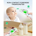Miniatyrbild 2 av 6: Beröringsfri Panntermometer för Vuxna och Barn Digital Babytermometer 2 i 1 Panna & Objektermometer Feberlarm & Tyst
