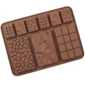 Miniatyrbild 1 av 5: Silikonform för choklad, gelé, block, bar, epoxi, isbricka, fond