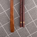 Miniatyrbild 10 av 10: Träsked Träpinnar Bestick Set Bärbar Utomhus Resebestick (#07)