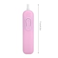 Miniatyrbild 10 av 10: Automatisk elektrisk batteridriven pennvässare med 20 suddgummin (rosa)