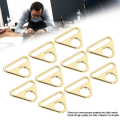 Miniatyrbilde 4 av 6: 10 stk justerbar spenne 38mm sinklegering materiale multifunksjonell lett bærbar bagasjetilbehør Light Golden
