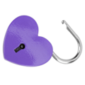 Pikkukuva 6 / 10: Sydänlukko Metalli Värikäs Hieno Lukko Kotitaloustarvikkeet Avaimella 45x59mm Violetti