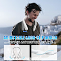 Miniatyrbillede 2 af 5: Bladeless Halsventilator - Bærbar Halsventilator med 3 Vindhastigheder, USB Genopladelig Personlig Halsventilator, Håndfrit Design USB Ventilator - Ideel til O