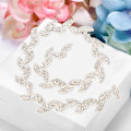 Miniatyrbilde 7 av 10: 1 meter 1,5 cm bred Rhinestone Ribbon Treblad Design AAA Diamond Wrap Roll Dekorasjon