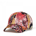 Miniatyrbild 1 av 5: Tryckt basebollkeps, Graffiti Unisex Snapback Hip Hop-hattar C Red