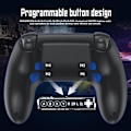 Miniatyrbillede 6 af 8: Trådløs controller til PS-4, Game Controller kompatibel med PS-4/Pro/Slim/PC, Gamepad Joystick med dobbelt vibration/6-akset gyrosensor/touchpanel/RG
