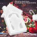 Miniatyrbild 3 av 5: Silikonform Resin Hållbar Mjuk Rivtålighet Resin Prydnadsformar för DIY Hantverk The Snowman Domino