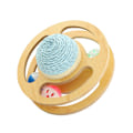 Miniatyrbillede 1 af 7: Katteskraber Legetøj Innovativ Planet Pladespiller Slibning Kløer Slidstyrke Dobbeltsidet Sisal Killingekradsebold 19cm7.5in