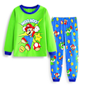 Miniatyrbild 1 av 7: 2024 Nya Toddler Boys Långärmade Mario Pyjamas Set PJs Bomulls Nattkläder Spädbarn Barn, Överraskning Jul Födelsedagspresent till Barn A 2Y/90cm