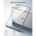 Pikkukuva 4 / 8: iPad Pro 11 tuuman suojakotelo M4 (2024), ohut ja kevyt, suojaa iskuilta ja pudotuksilta, ei kellastu, kova takaosa, tukee Pencil Pro -kynää Clear Black Pro 11 2024