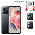 Miniatyrbild 1 av 5: 4in1 Härdat Glas För Xiaomi Redmi 7 Skärmskydd
