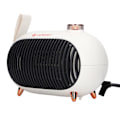 Miniatyrbillede 2 af 10: Lille Rumvarmer 900W PTC Keramisk Hurtig Opvarmning 3 Niveauer Justering Stum Overophedning Beskyttelse Skrivebordsvarmer Hvid 110‑