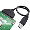 Miniatyrbild 2 av 5: sata III 3.0 datakabel USB3.0 till SATA enkel drivenhet 2,5 tum