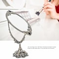 Miniatyrbilde 4 av 6: SminkeSpeil EuropeiskStil Metall Retro Dobbeltsidig Speil for Bad Soverom Dressing Bronse Large