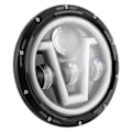 Miniatyrbillede 5 af 11: 7 tommer runde LED-forlygter Hvid Gult Lys IP67 Vandafvisende Passer til Jeep Wrangler JK 07-18
