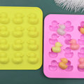 Miniatyrbild 5 av 5: Silikon Mini Anka Chokladform Gelé Block Bar Form