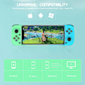Miniatyrbillede 2 af 6: Bluetooth-controller til iPhone, Android, direkte afspilning, lav latenstid, telefoncontroller-gamepad-joystick til Galaxy S23 S22 S21 20 Ultra, iPhone 14 13 1 Green+Blue