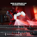 Miniatyrbillede 4 af 8: T3S Trådløs Gaming Controller, PC Controller til Windows 7/8/10/11, Android, Gamepad Joystick med Turbo og Dobbelt Vibration, Gaming Controller til A GaneSir T3s(White)