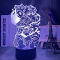 Hunter X Hunter 3D Illusion Natlampe Smart Touch, Ideel Gave til Hjemindretning Børn