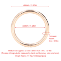 Miniatyrbillede 2 af 5: 20 stk. metalringe 4x32mm jern robuste holdbare multifunktionelle udsøgte metal O-ringe Gold