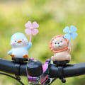 Miniatyrbild 2 av 5: Söt djur cykelstyre dekoration vattentät lätt elscooter styre dekoration Penguin